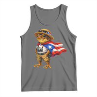 Coqui Frog Puerto Rico Flag Tank Top Puerto Rican Taino Boricua Vibes