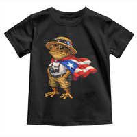 Coqui Frog Puerto Rico Flag Toddler T Shirt Puerto Rican Taino Boricua Vibes