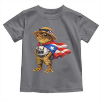 Coqui Frog Puerto Rico Flag Toddler T Shirt Puerto Rican Taino Boricua Vibes