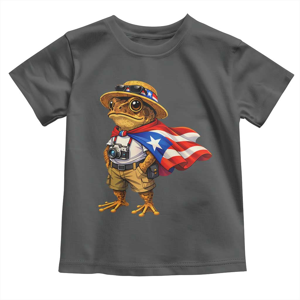 Coqui Frog Puerto Rico Flag Toddler T Shirt Puerto Rican Taino Boricua Vibes