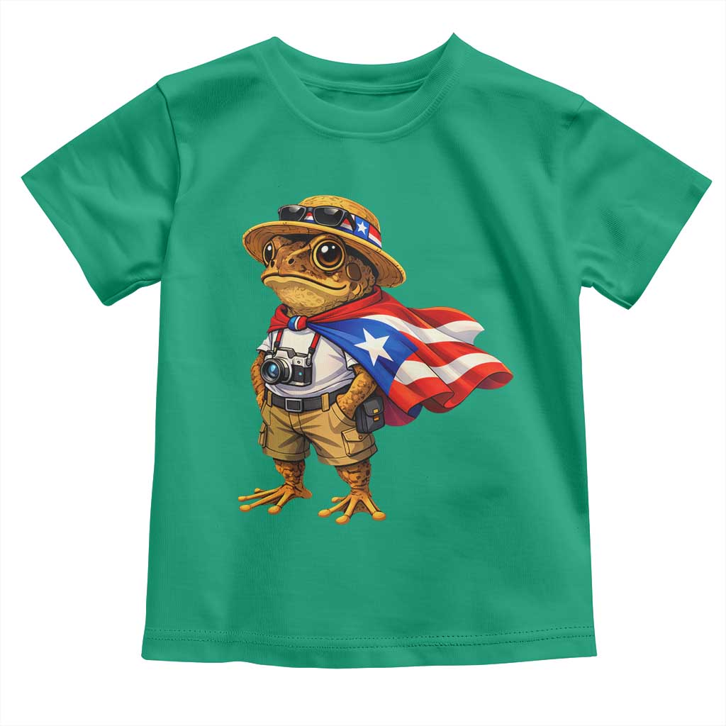 Coqui Frog Puerto Rico Flag Toddler T Shirt Puerto Rican Taino Boricua Vibes