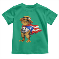 Coqui Frog Puerto Rico Flag Toddler T Shirt Puerto Rican Taino Boricua Vibes