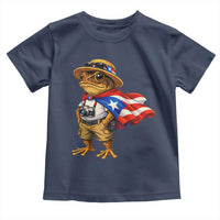 Coqui Frog Puerto Rico Flag Toddler T Shirt Puerto Rican Taino Boricua Vibes