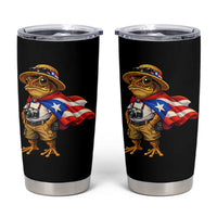 Coqui Frog Puerto Rico Flag Tumbler Cup Puerto Rican Taino Boricua Vibes