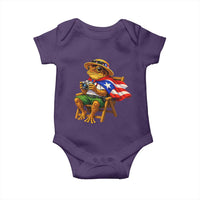 Funny Coqui Frog Puerto Rico Flag Baby Onesie Puerto Rican Taino Boricua Hispanic
