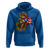 Funny Coqui Frog Puerto Rico Flag Hoodie Puerto Rican Taino Boricua Hispanic