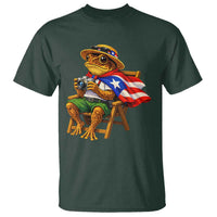 Funny Coqui Frog Puerto Rico Flag T Shirt Puerto Rican Taino Boricua Hispanic