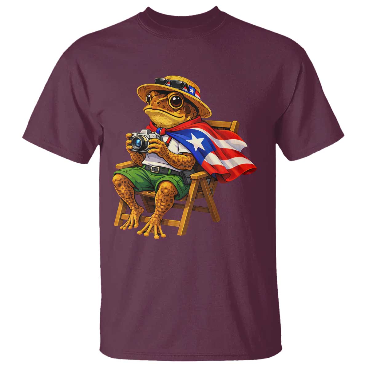 Funny Coqui Frog Puerto Rico Flag T Shirt Puerto Rican Taino Boricua Hispanic