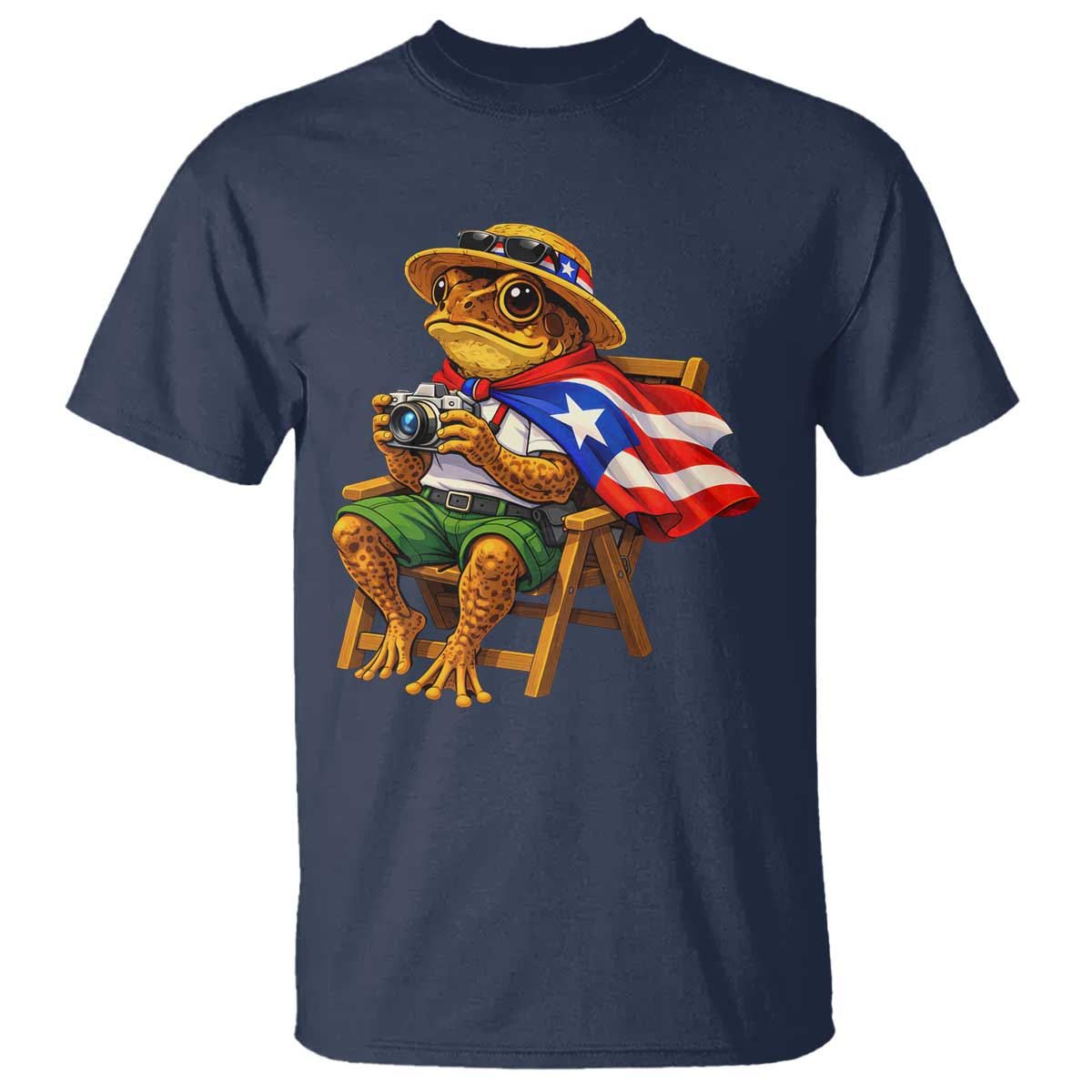 Funny Coqui Frog Puerto Rico Flag T Shirt Puerto Rican Taino Boricua Hispanic