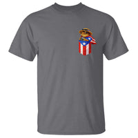 Funny Coqui Frog Puerto Rico Flag T Shirt Puerto Rican Taino Buricua Pocket Borinquen