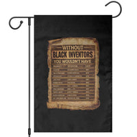 Black Inventors Garden Flag Afro African Melanin Black History Month Juneteenth