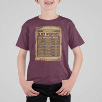 Black Inventors T Shirt For Kid Afro African Melanin Black History Month Juneteenth