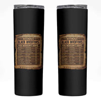 Black Inventors Skinny Tumbler Afro African Melanin Black History Month Juneteenth