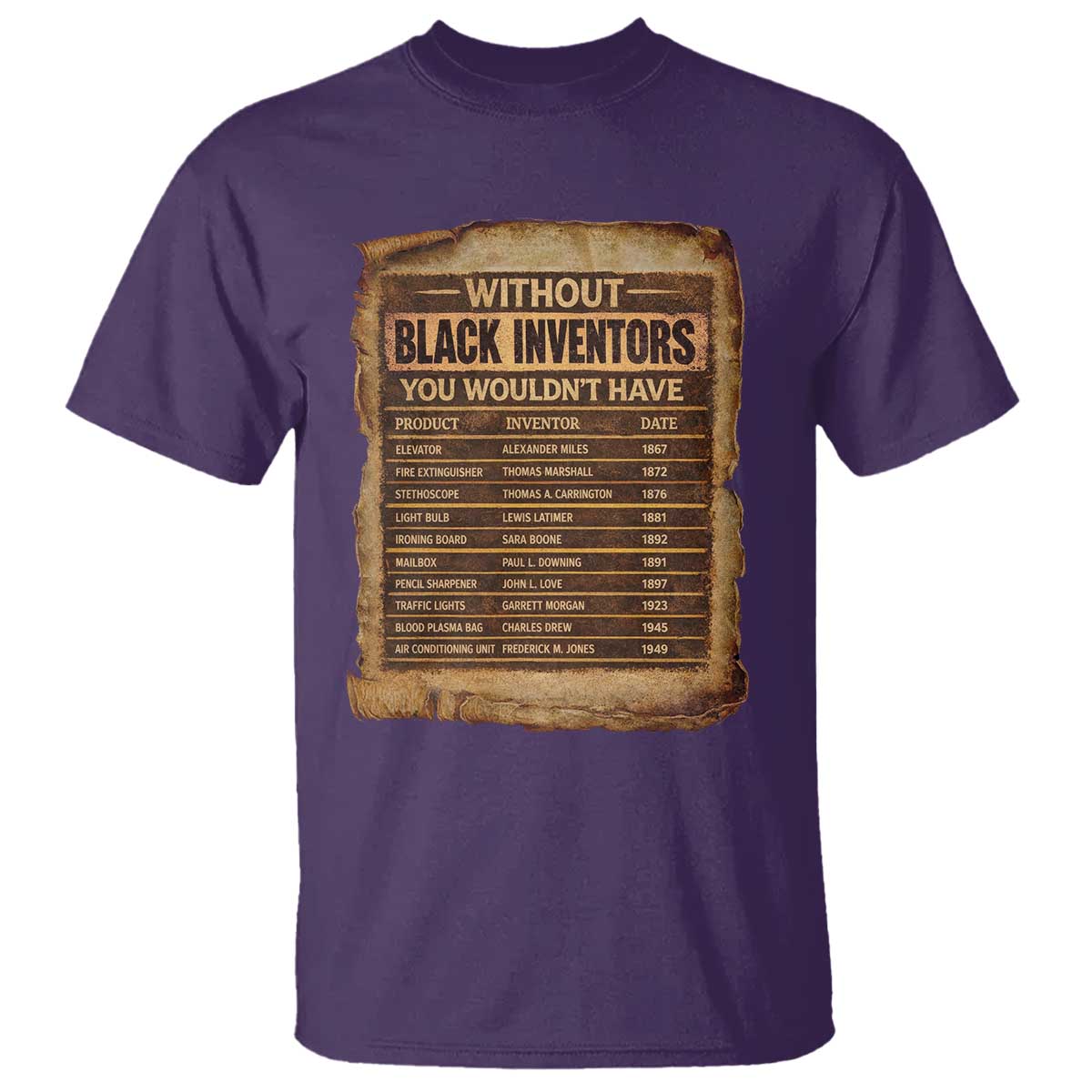 Black Inventors T Shirt Afro African Melanin Black History Month Juneteenth