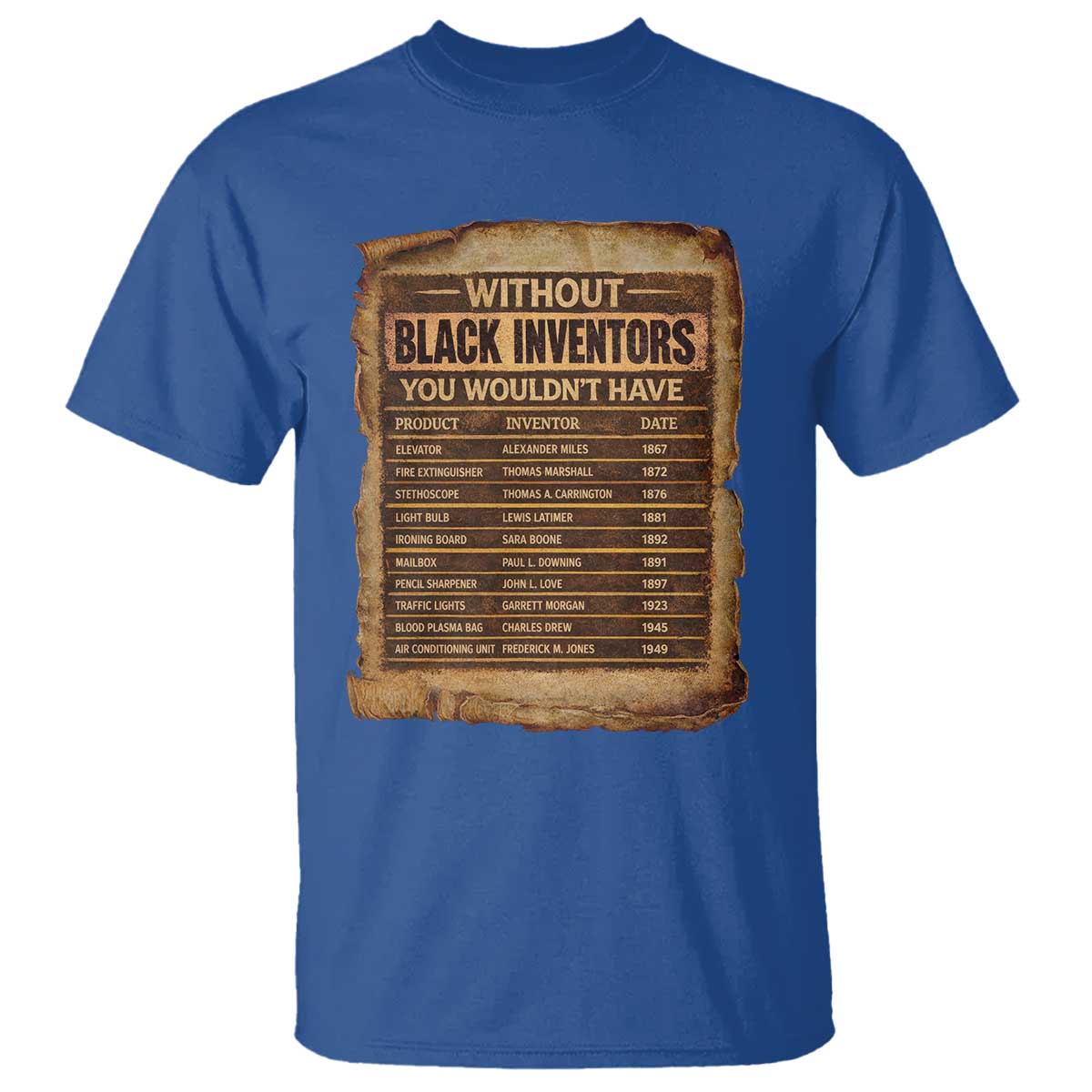Black Inventors T Shirt Afro African Melanin Black History Month Juneteenth