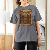 Black Inventors T Shirt For Women Afro African Melanin Black History Month Juneteenth