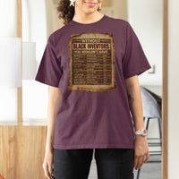 Black Inventors T Shirt For Women Afro African Melanin Black History Month Juneteenth