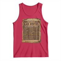 Black Inventors Tank Top Afro African Melanin Black History Month Juneteenth