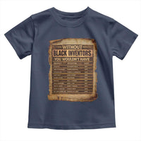 Black Inventors Toddler T Shirt Afro African Melanin Black History Month Juneteenth