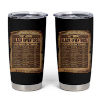 Black Inventors Tumbler Cup Afro African Melanin Black History Month Juneteenth