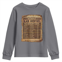 Black Inventors Youth Sweatshirt Afro African Melanin Black History Month Juneteenth