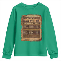 Black Inventors Youth Sweatshirt Afro African Melanin Black History Month Juneteenth