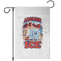 Abolish Ice Protest Garden Flag Retro Protest No Human Is Illegal