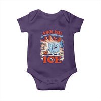 Abolish Ice Protest Baby Onesie Retro Protest No Human Is Illegal