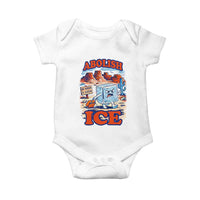 Abolish Ice Protest Baby Onesie Retro Protest No Human Is Illegal