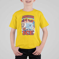 Abolish Ice Protest T Shirt For Kid Retro Protest No Human Is Illegal