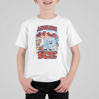 Abolish Ice Protest T Shirt For Kid Retro Protest No Human Is Illegal