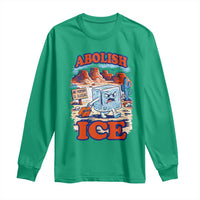 Abolish Ice Protest Long Sleeve Shirt Retro Protest No Human Is Illegal