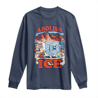 Abolish Ice Protest Long Sleeve Shirt Retro Protest No Human Is Illegal