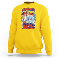 Abolish Ice Protest Sweatshirt Retro Protest No Human Is Illegal