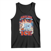Abolish Ice Protest Tank Top Retro Protest No Human Is Illegal