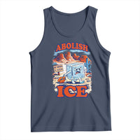 Abolish Ice Protest Tank Top Retro Protest No Human Is Illegal