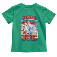 Abolish Ice Protest Toddler T Shirt Retro Protest No Human Is Illegal