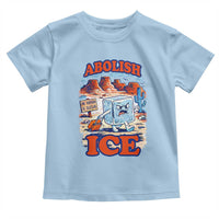 Abolish Ice Protest Toddler T Shirt Retro Protest No Human Is Illegal