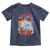 Abolish Ice Protest Toddler T Shirt Retro Protest No Human Is Illegal