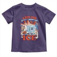 Abolish Ice Protest Toddler T Shirt Retro Protest No Human Is Illegal