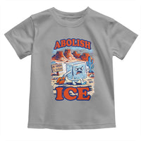 Abolish Ice Protest Toddler T Shirt Retro Protest No Human Is Illegal