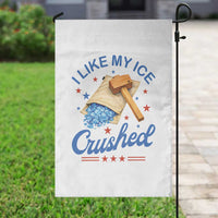 Subtle Abolish ICE Garden Flag Funny Vintage I Like My Ice Crushed