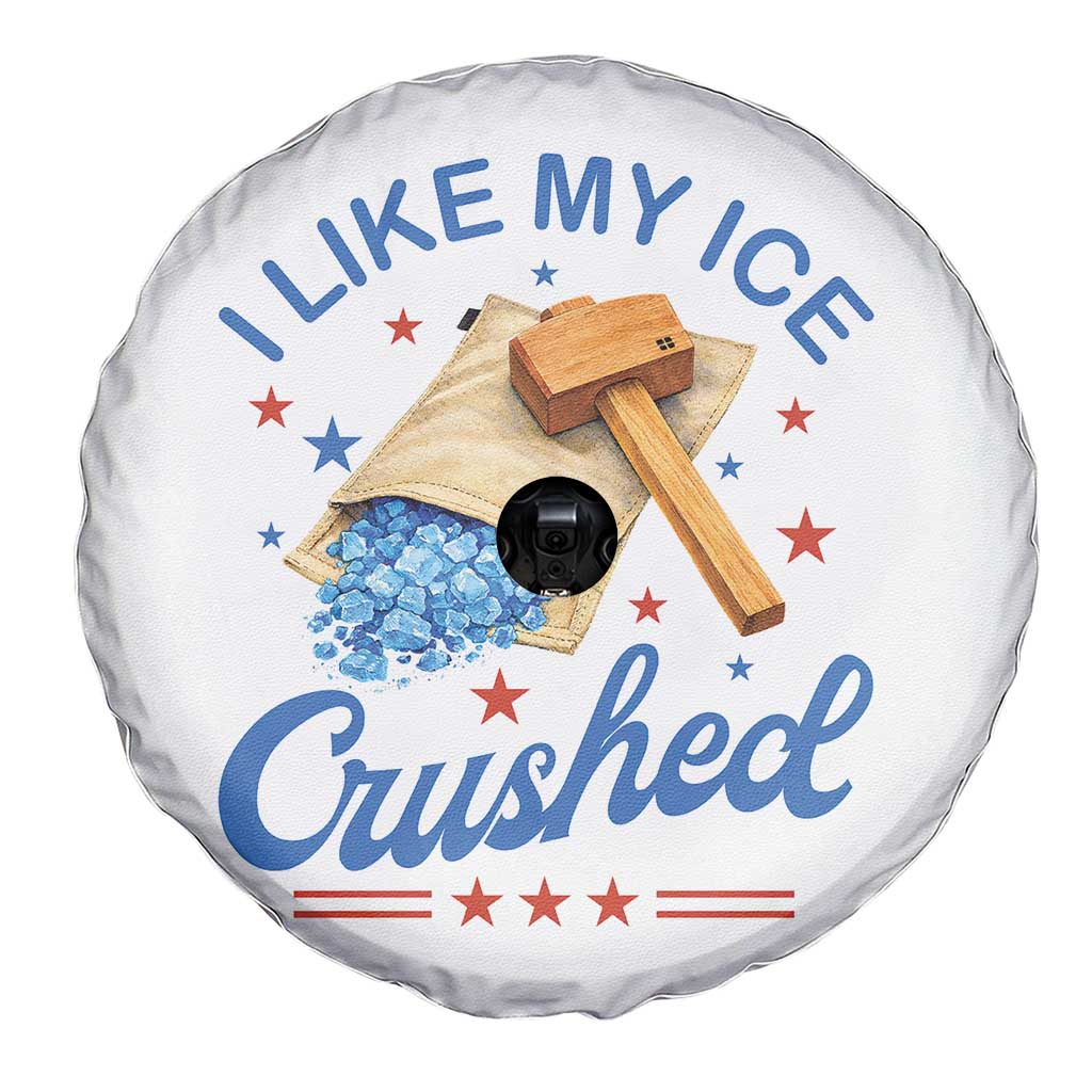 Subtle Abolish ICE Spare Tire Cover Funny Vintage I Like My Ice Crushed