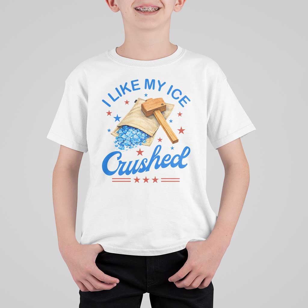 Subtle Abolish ICE T Shirt For Kid Funny Vintage I Like My Ice Crushed