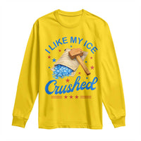 Subtle Abolish ICE Long Sleeve Shirt Funny Vintage I Like My Ice Crushed