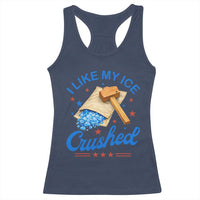 Subtle Abolish ICE Racerback Tank Top Funny Vintage I Like My Ice Crushed