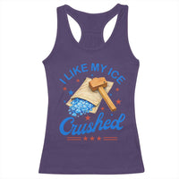 Subtle Abolish ICE Racerback Tank Top Funny Vintage I Like My Ice Crushed
