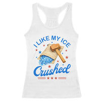 Subtle Abolish ICE Racerback Tank Top Funny Vintage I Like My Ice Crushed