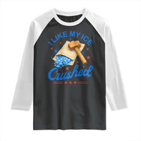 Subtle Abolish ICE Raglan Shirt Funny Vintage I Like My Ice Crushed