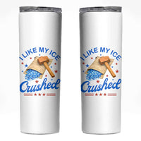 Subtle Abolish ICE Skinny Tumbler Funny Vintage I Like My Ice Crushed